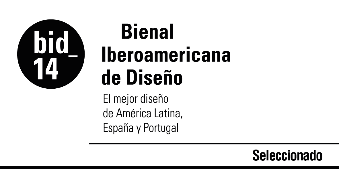 bid_14. Seleccionada de la Bienal Iberoamericana de Diseño.